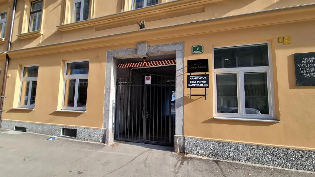 Apartment Stay In Pub Kamera Klub Apatment-City Center Ljubljana Slovenia